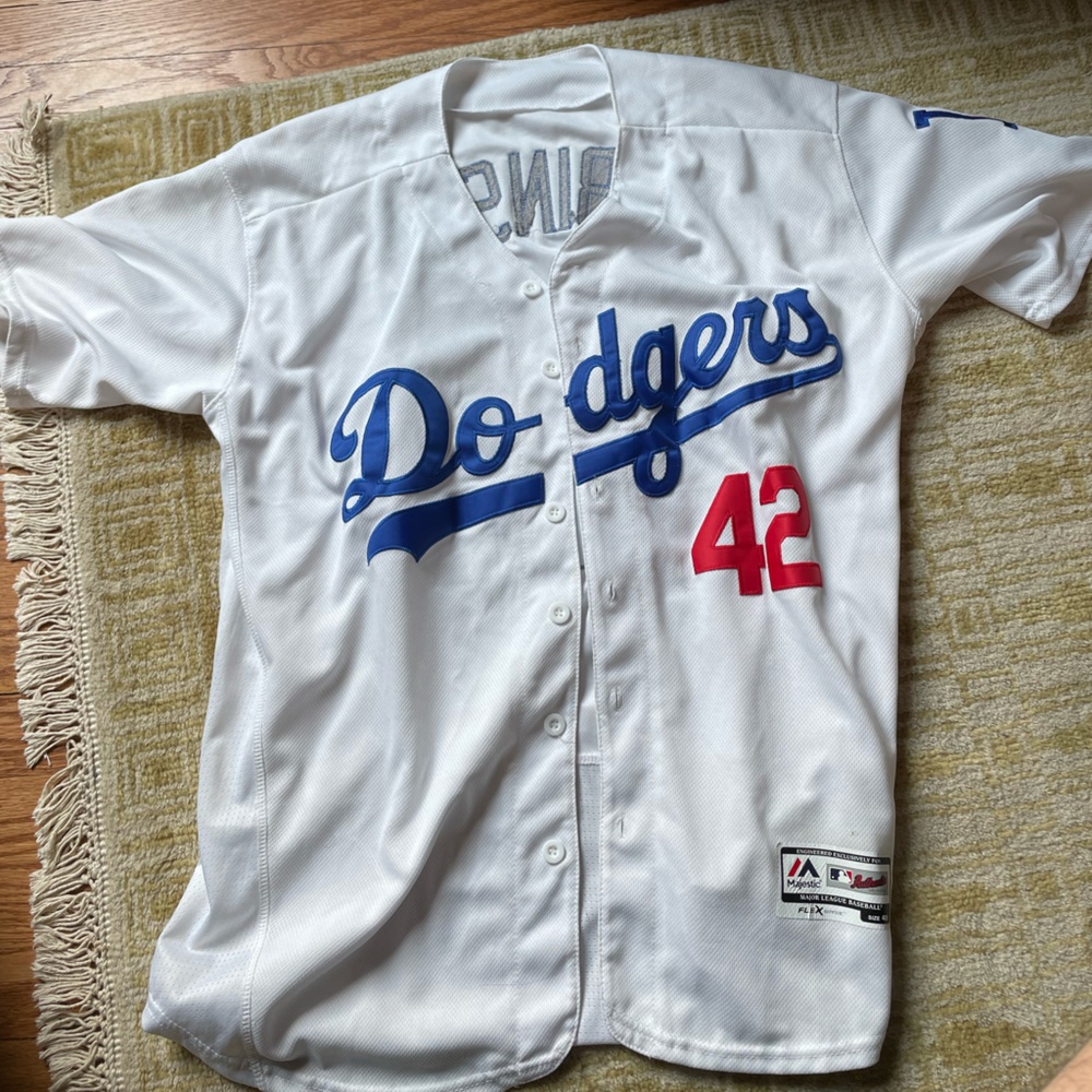 LA Dodgers MLB Authentics Collection! Worn 2X